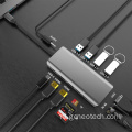 12-in-1 USB C Hub met dubbele HDMI 4K